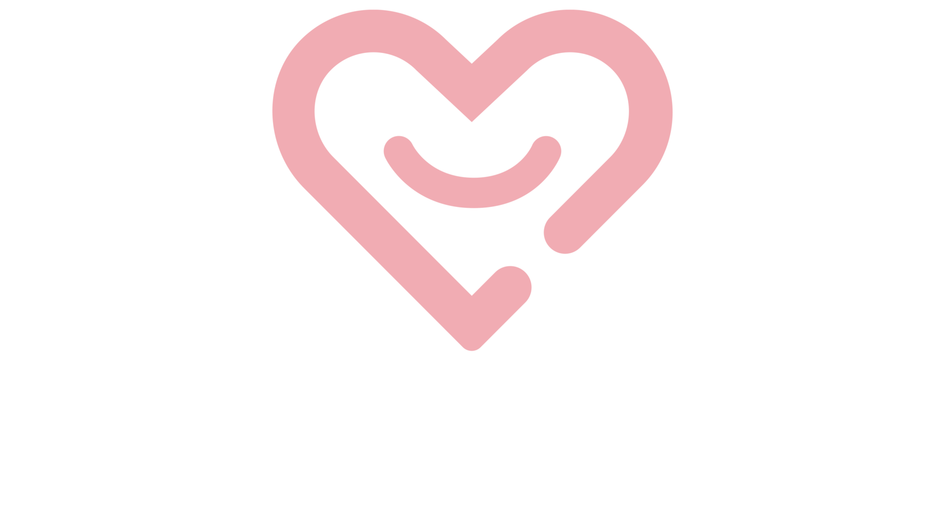 Simple Mental Health - White and Pink - Vertical Full Logo